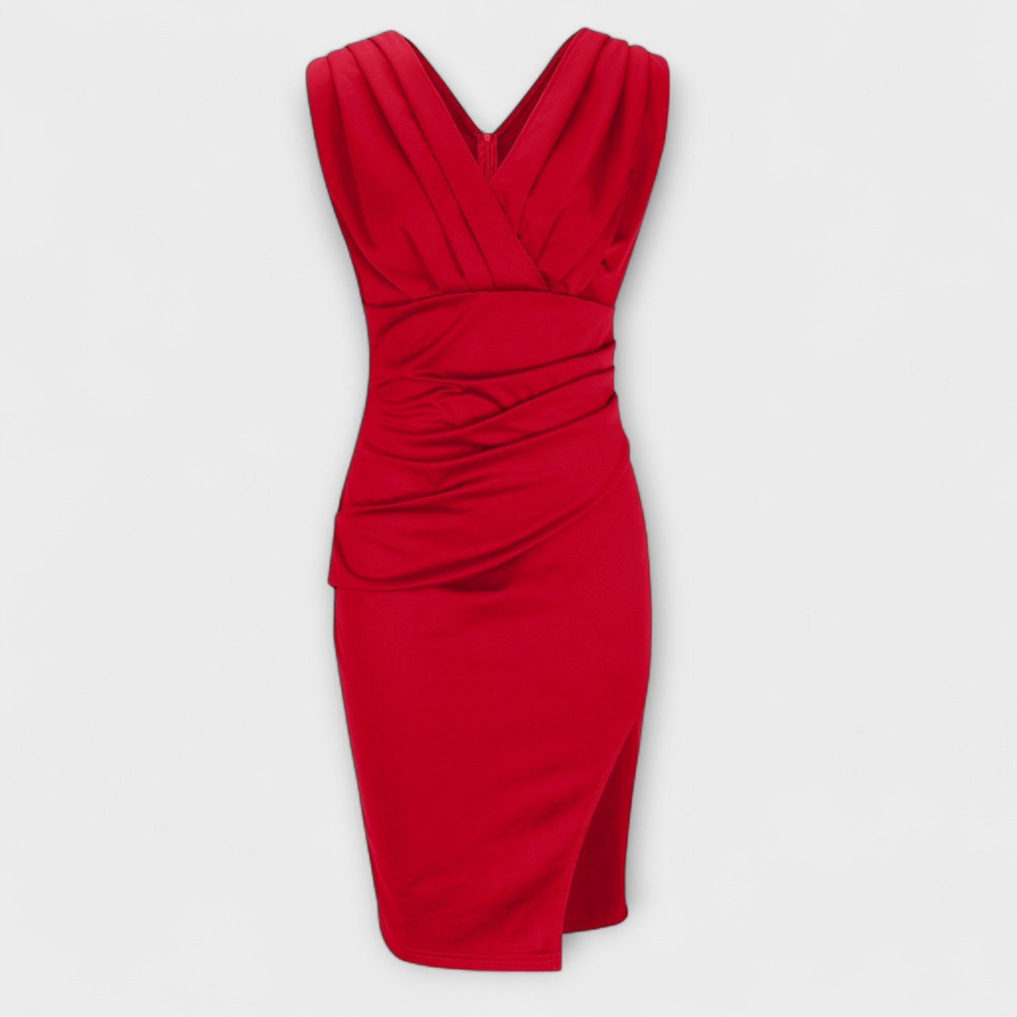 Lea | Robe fendue décolletée en V