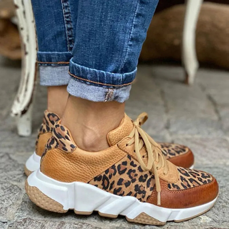 Celeste – Chaussures à dessin léopard