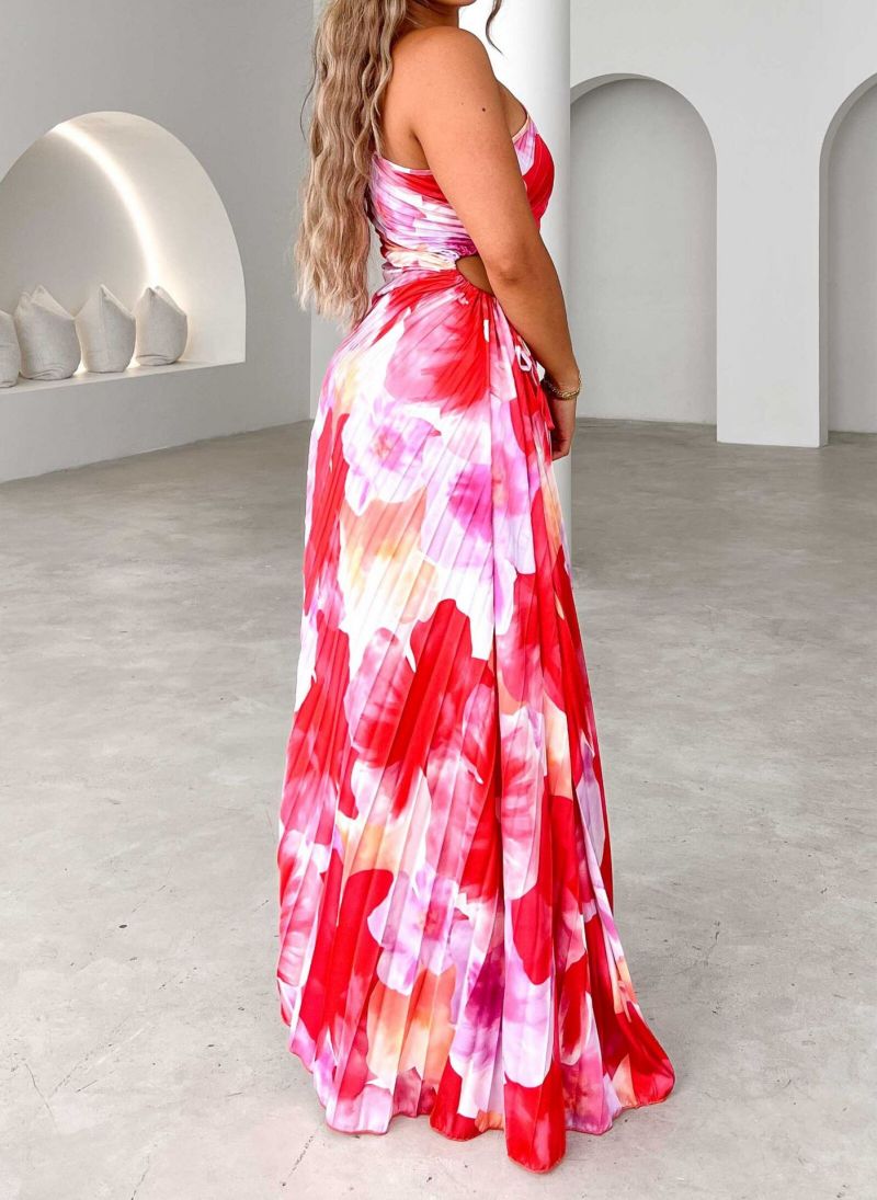 Elaine - Robe d'été plissée