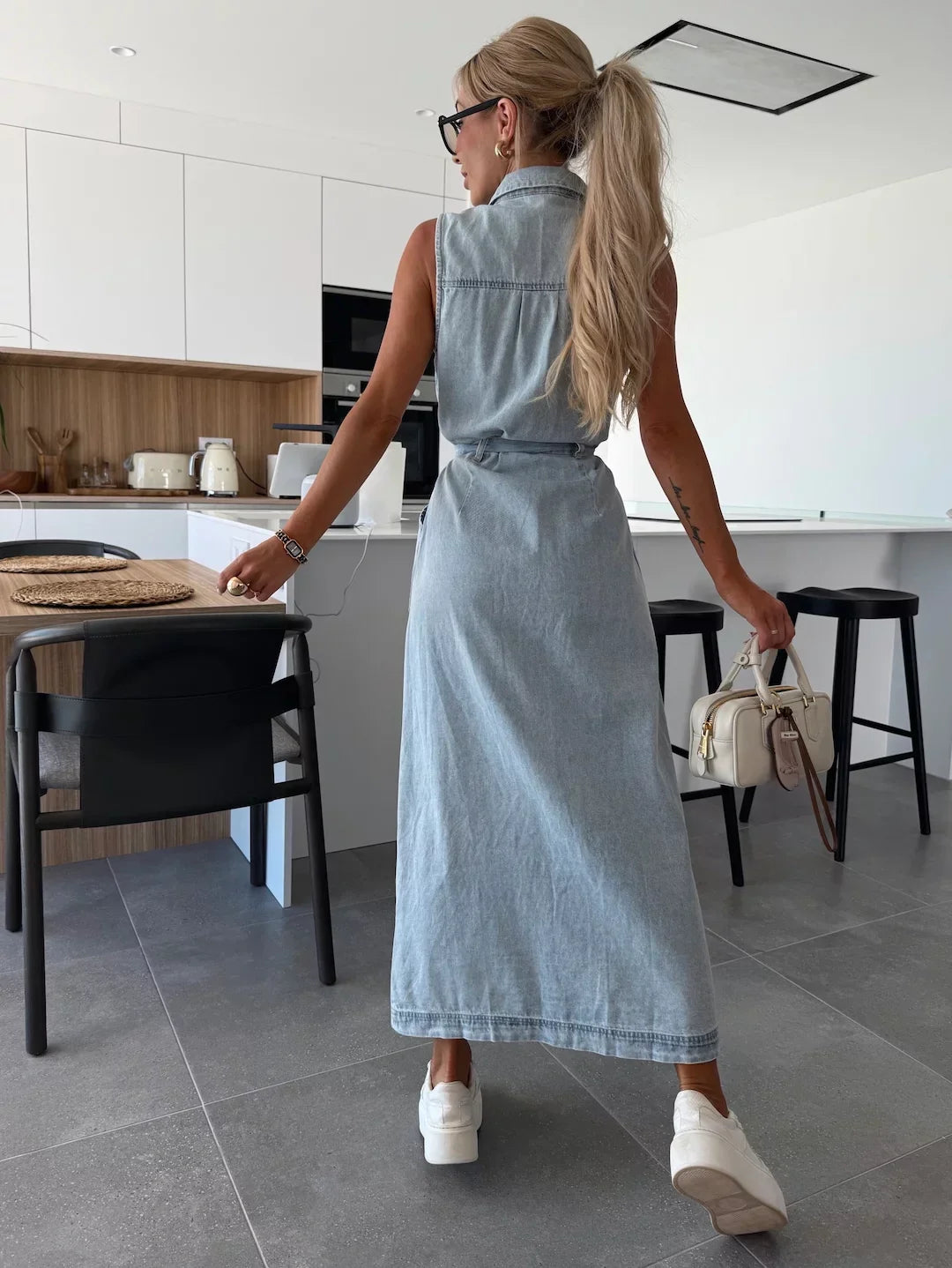 Louisa | Robe Longue en Jean