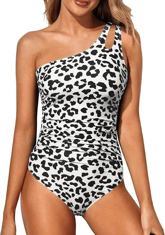 Maillot de bain sculptant asymétrique
