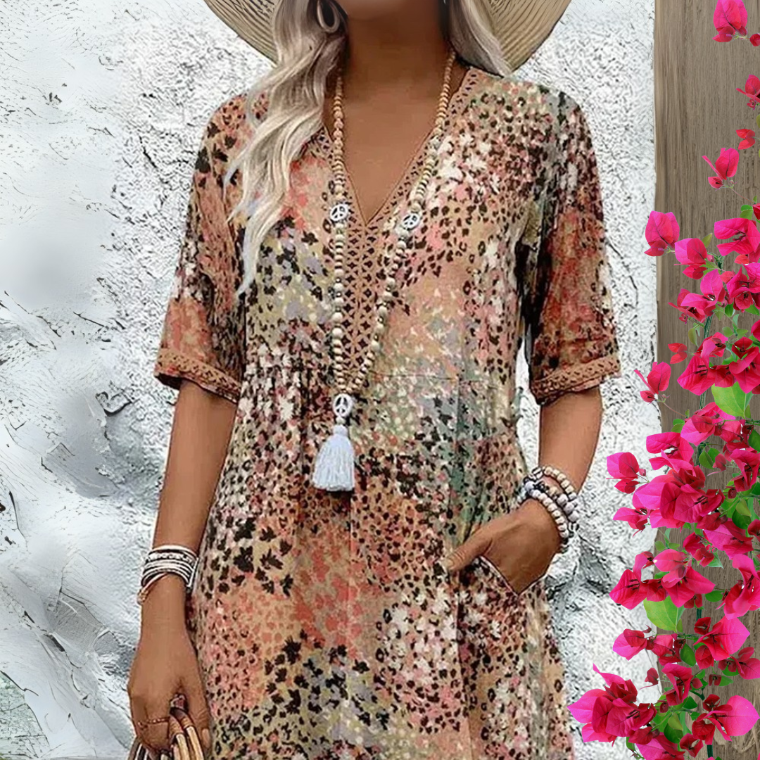 Marianne | Robe Printanière Éclatant