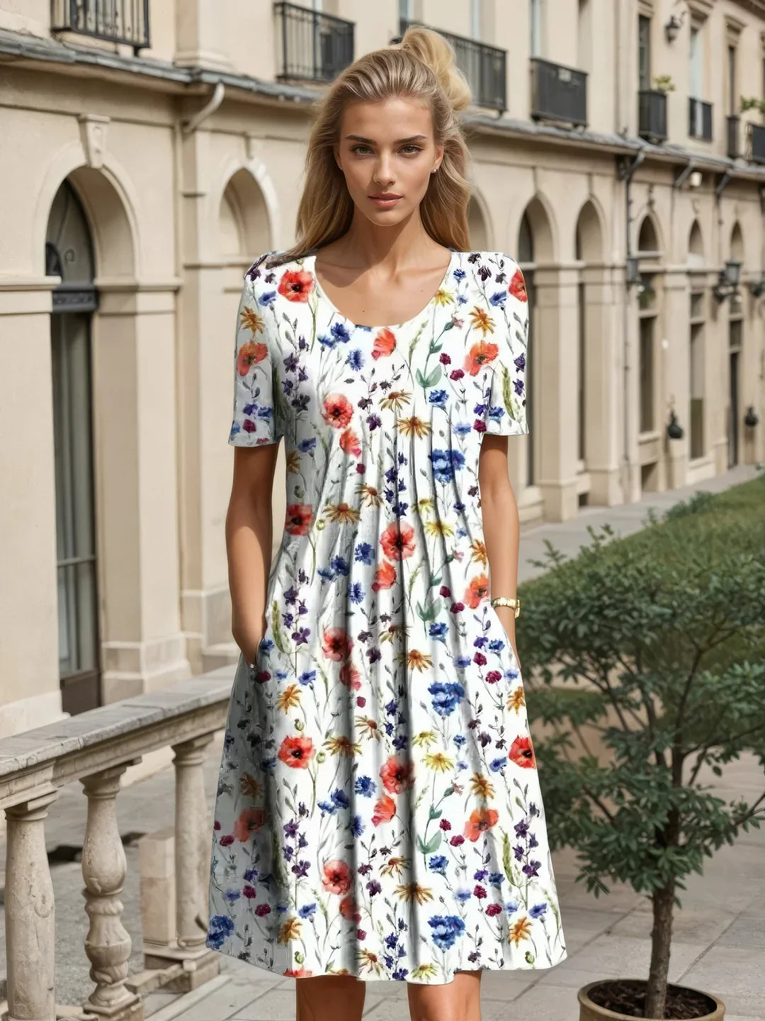 Gigi | Robe avec couvrant le ventre