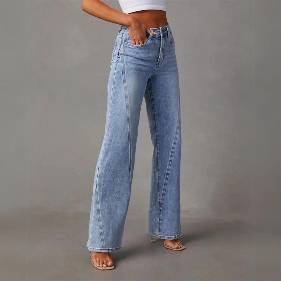 Adora – Jeans Large Taille Haute