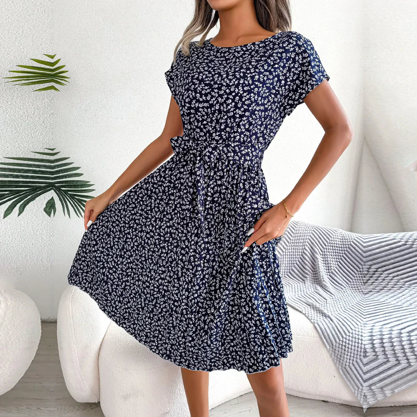 Liana - Robe Midi Flatteuse