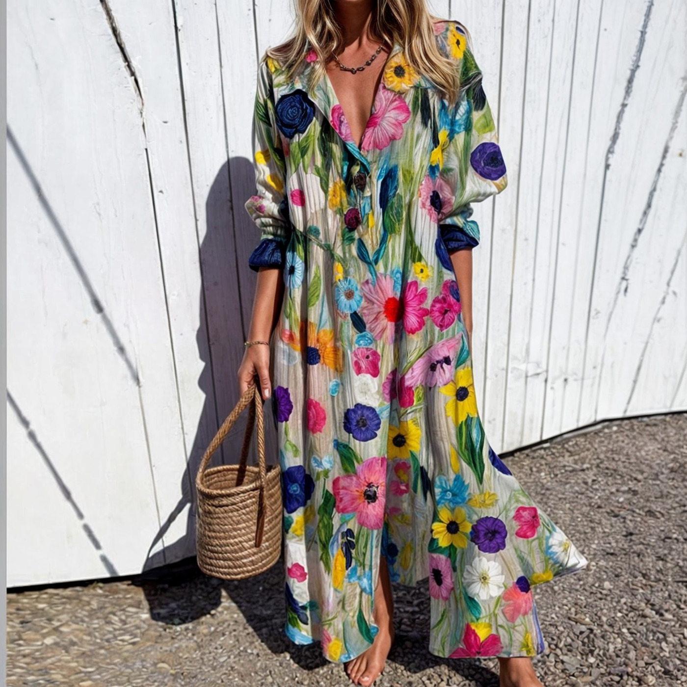 Odessa – Robe Chemise Florale