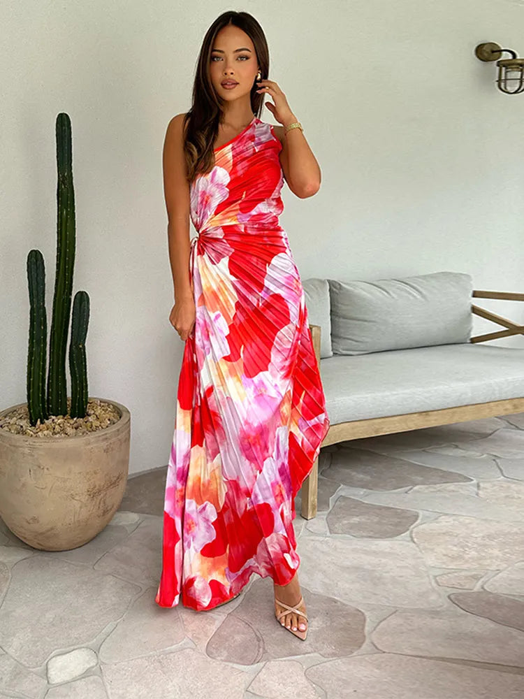 Elaine - Robe d'été plissée