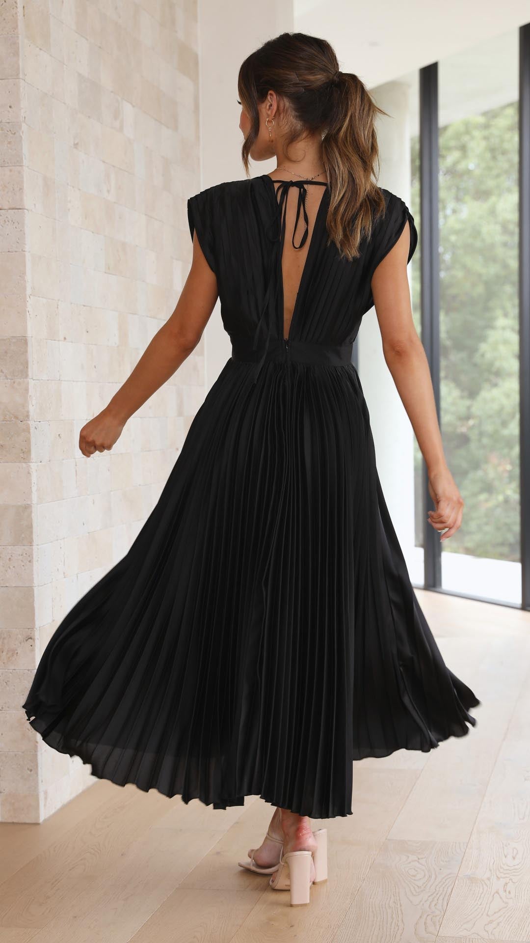 Adeline - Robe plissée élégante
