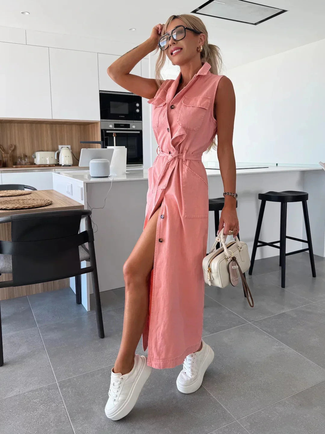 Louisa | Robe Longue en Jean