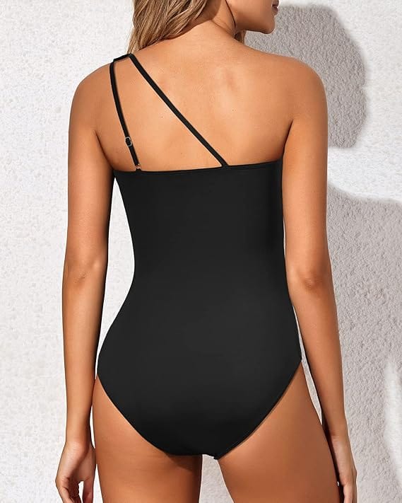 Maillot de bain sculptant asymétrique