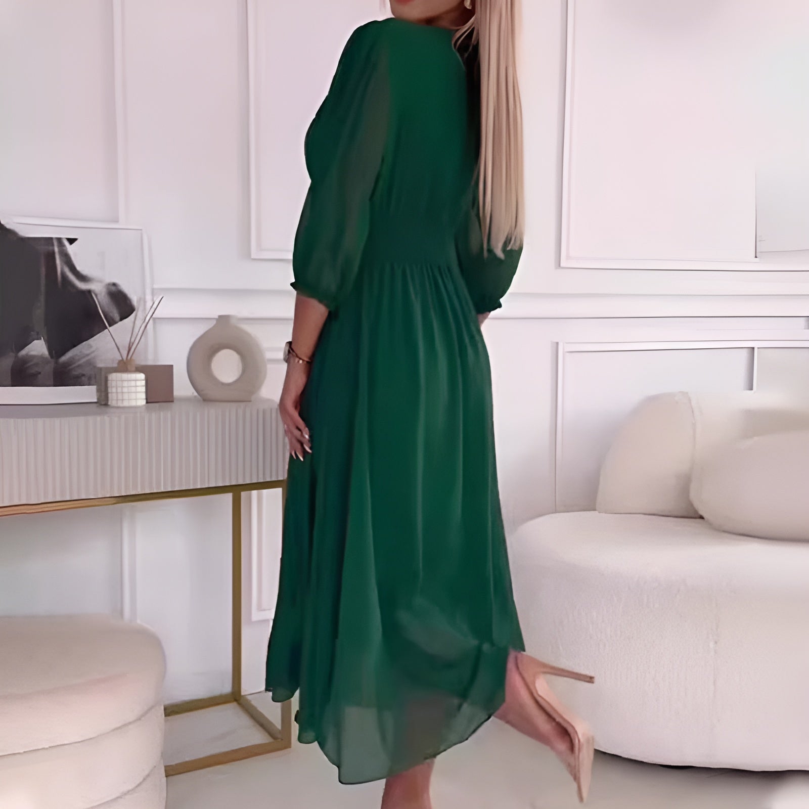 Abigail™ - Robe légère en chiffon soyeux