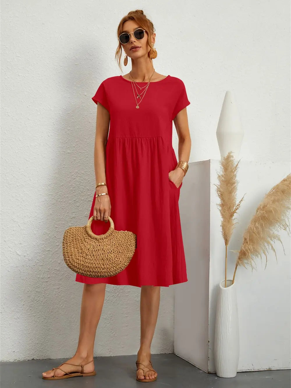 Lise – Robe de Poche Décontractée