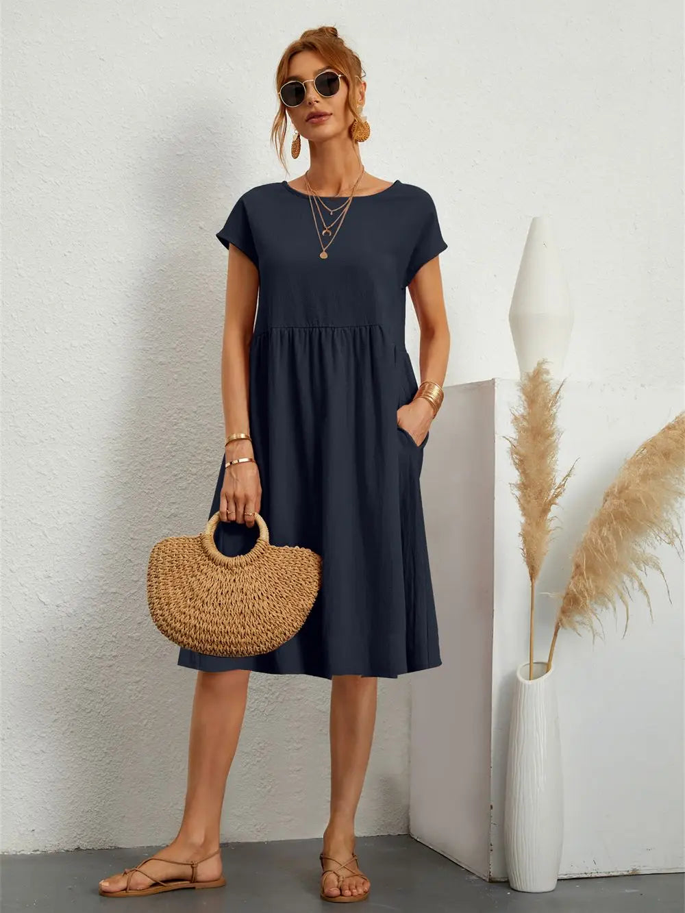Lise – Robe de Poche Décontractée