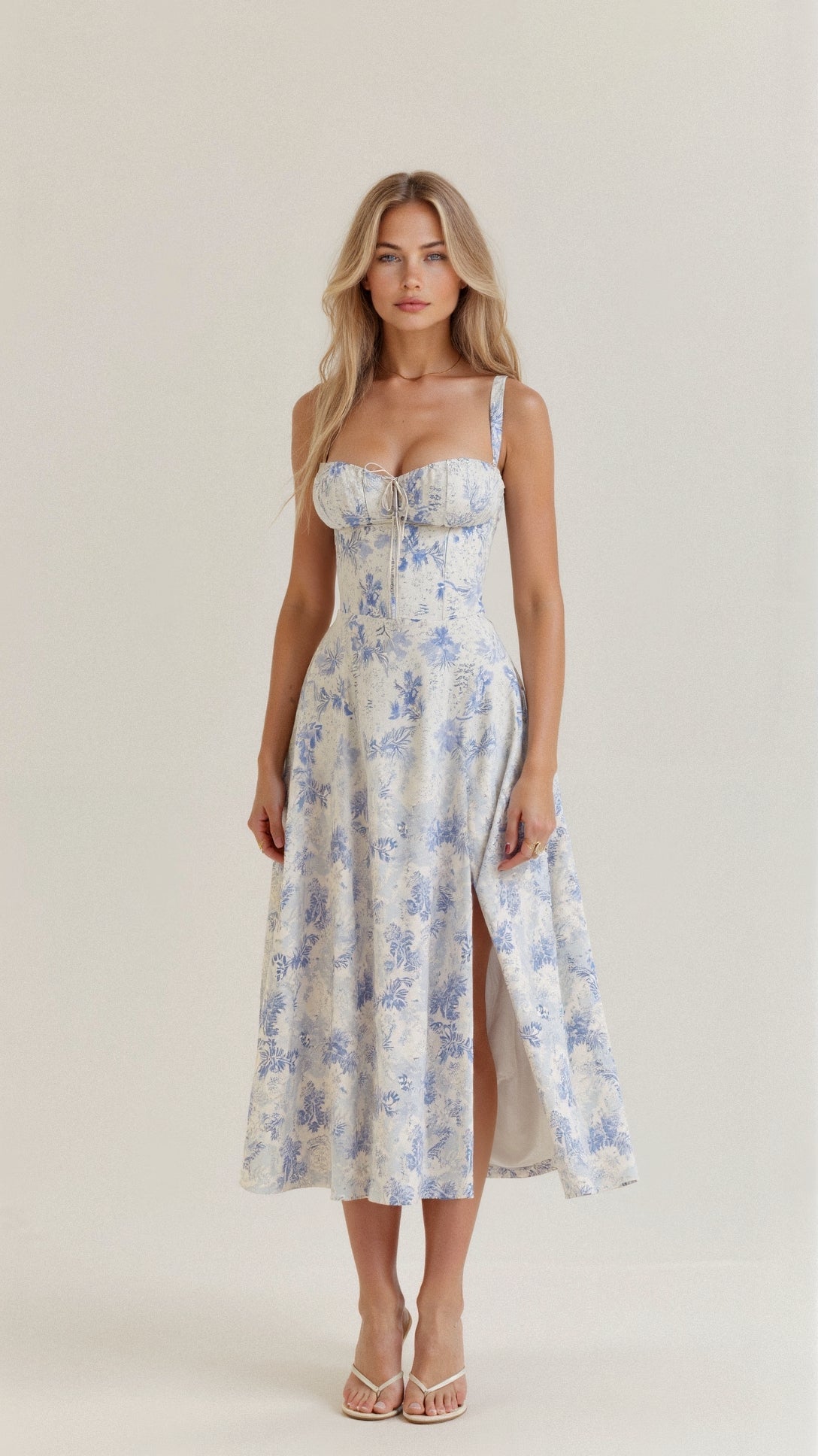 Annabelle – Robe Élégante à Taille Cintrée