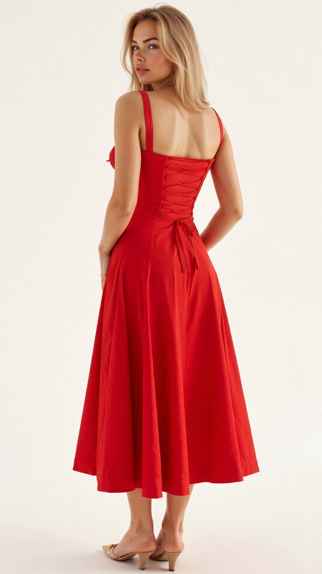 Annabelle – Robe Élégante à Taille Cintrée
