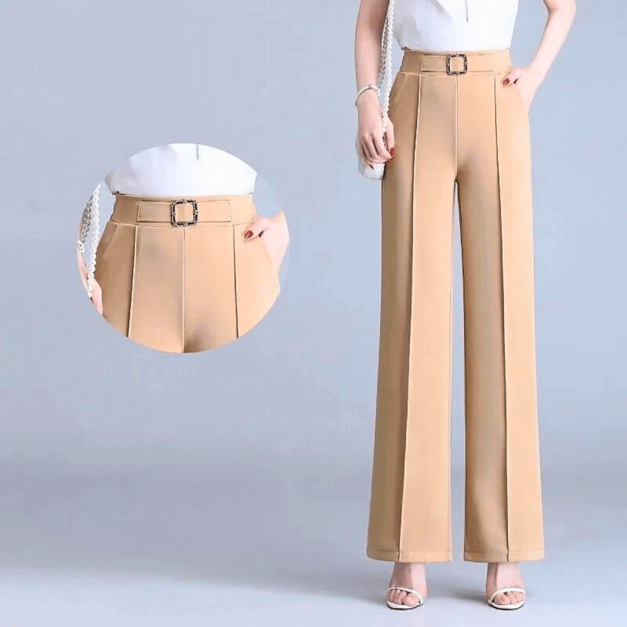 Chloé - Pantalon Taille Haute
