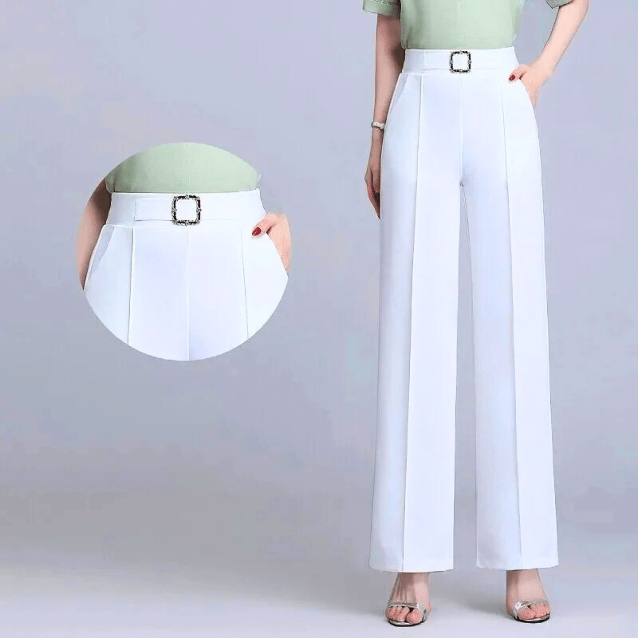 Chloé - Pantalon Taille Haute