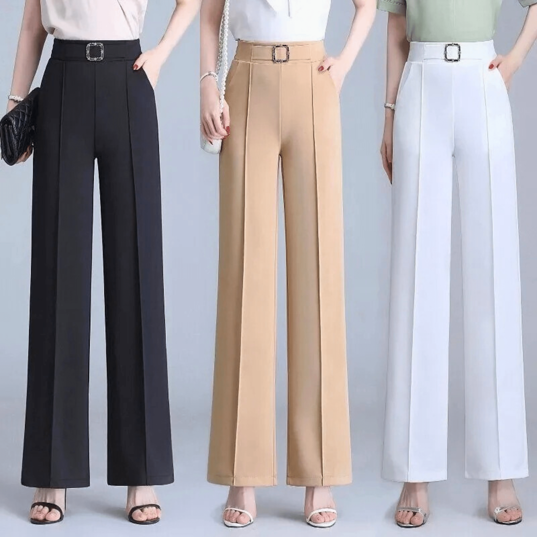Chloé - Pantalon Taille Haute
