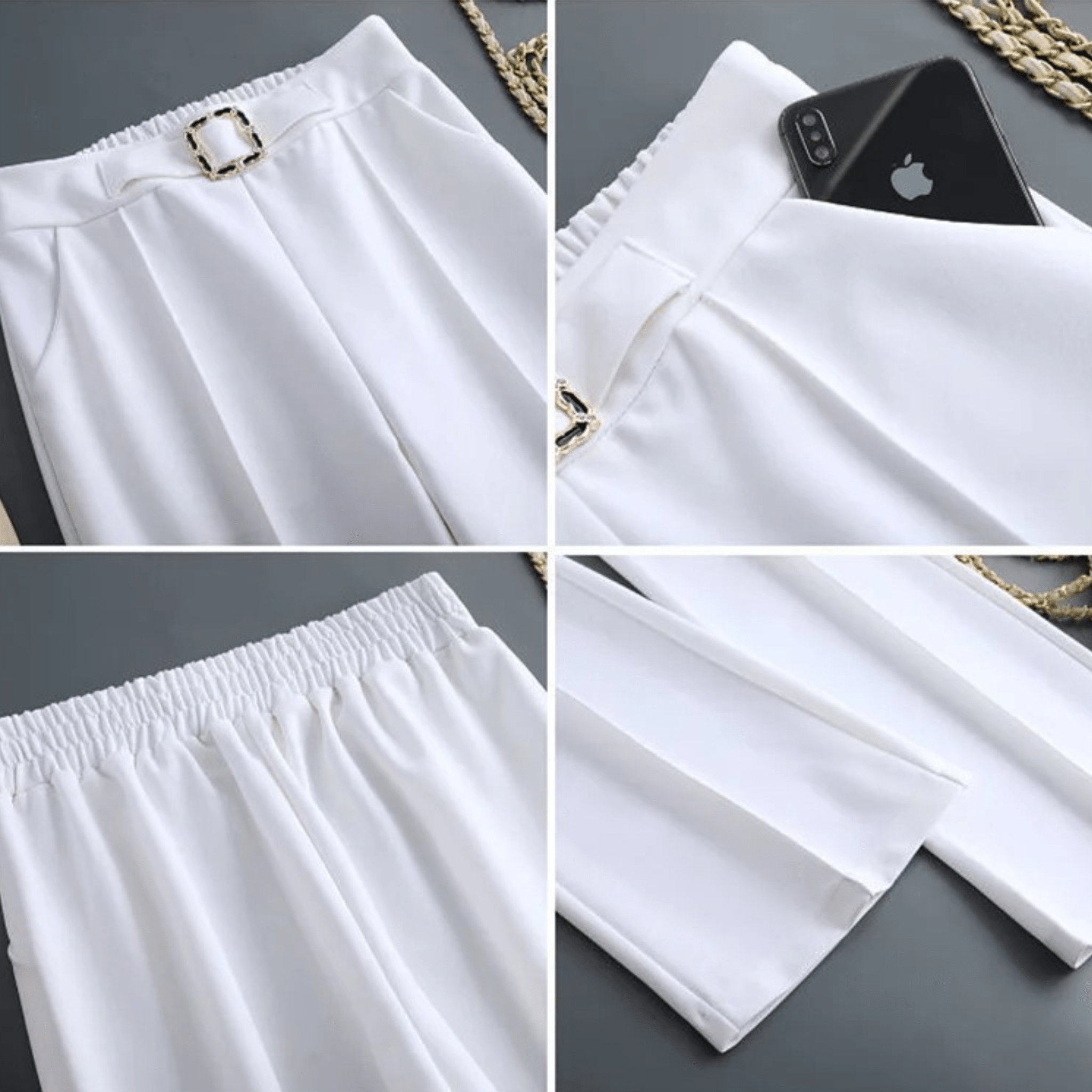 Chloé - Pantalon Taille Haute