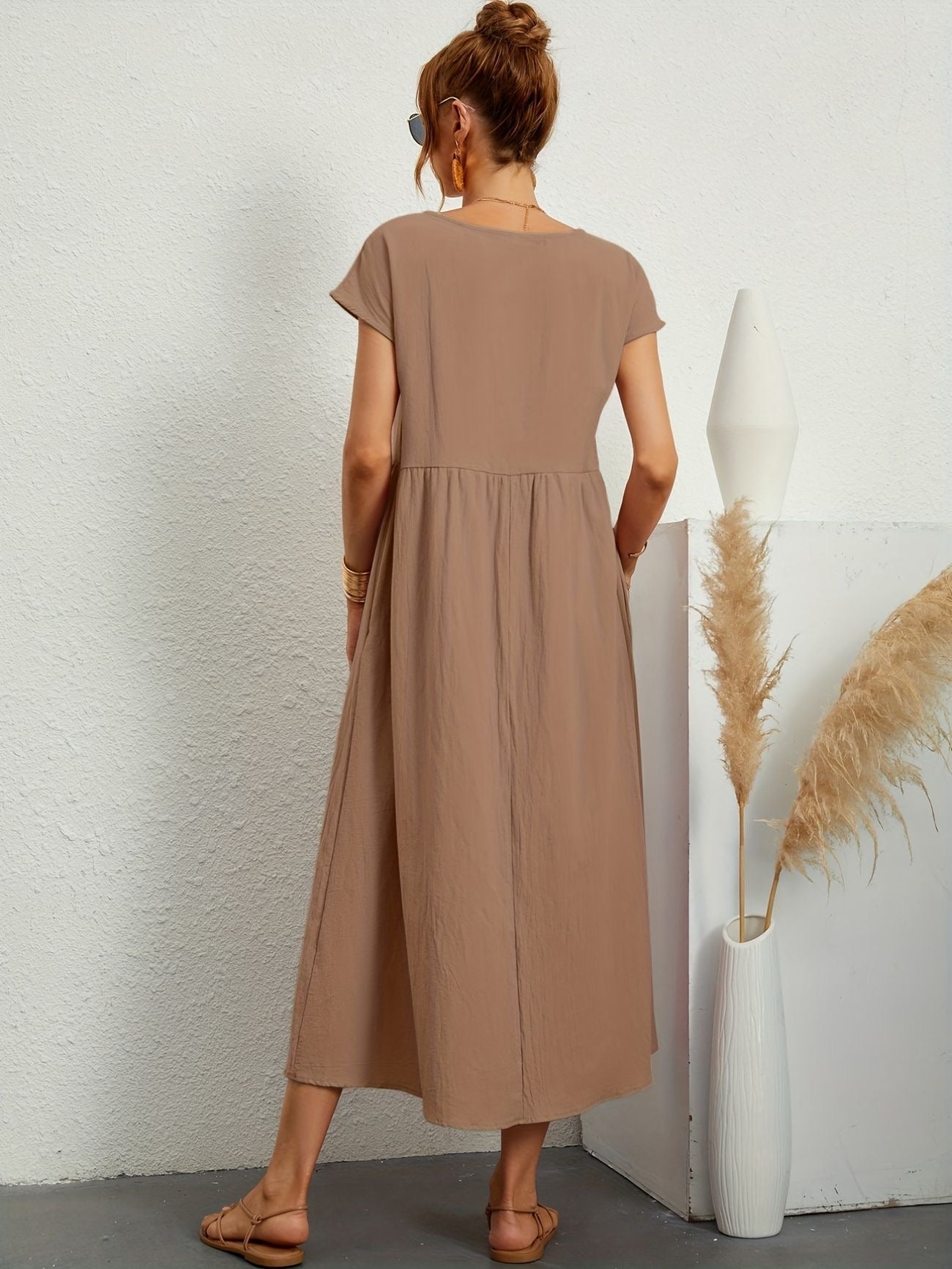 Zalora - Robe Casual Col V