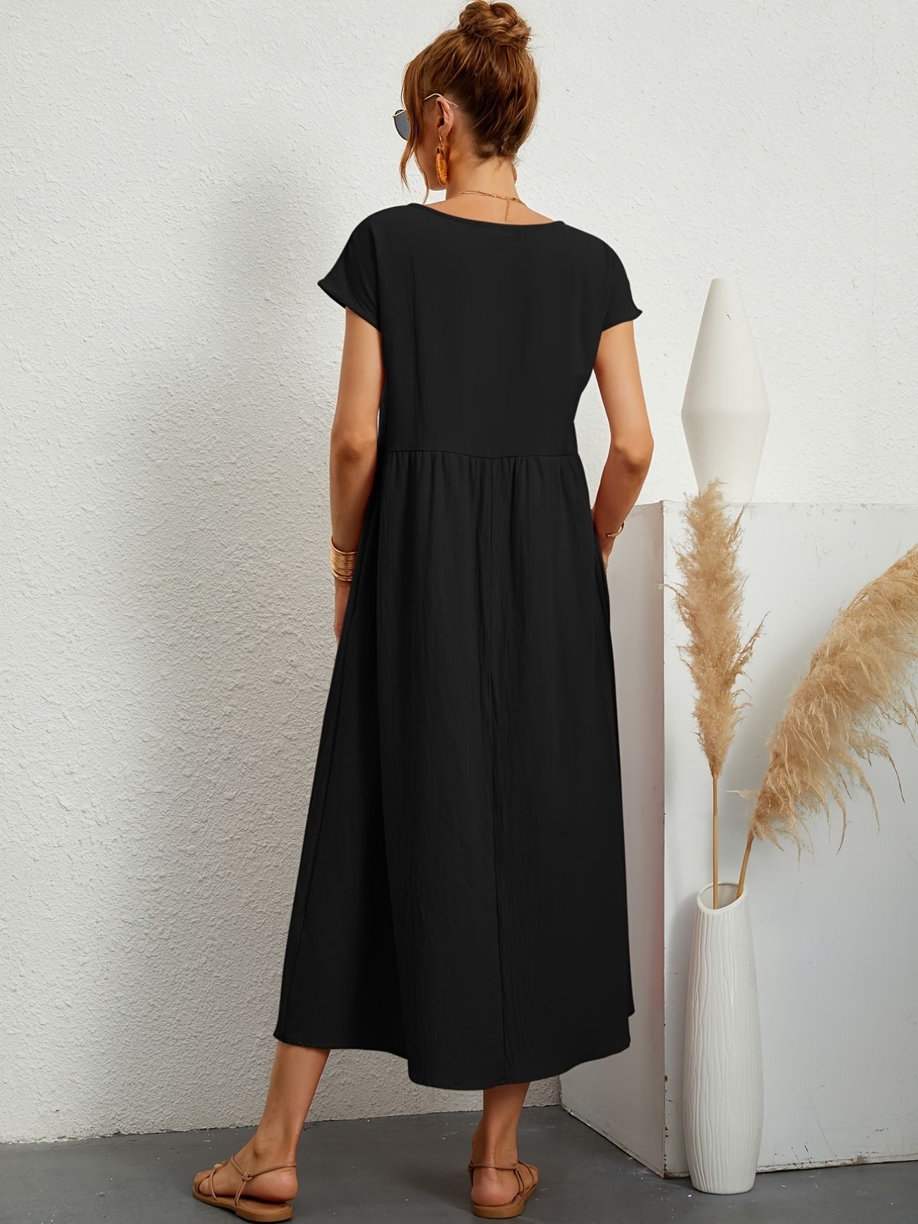 Zalora - Robe Casual Col V
