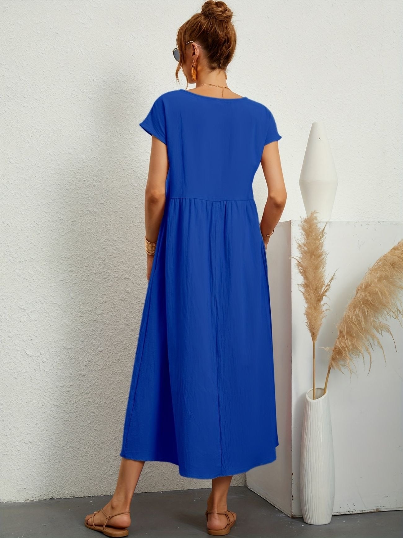 Zalora - Robe Casual Col V