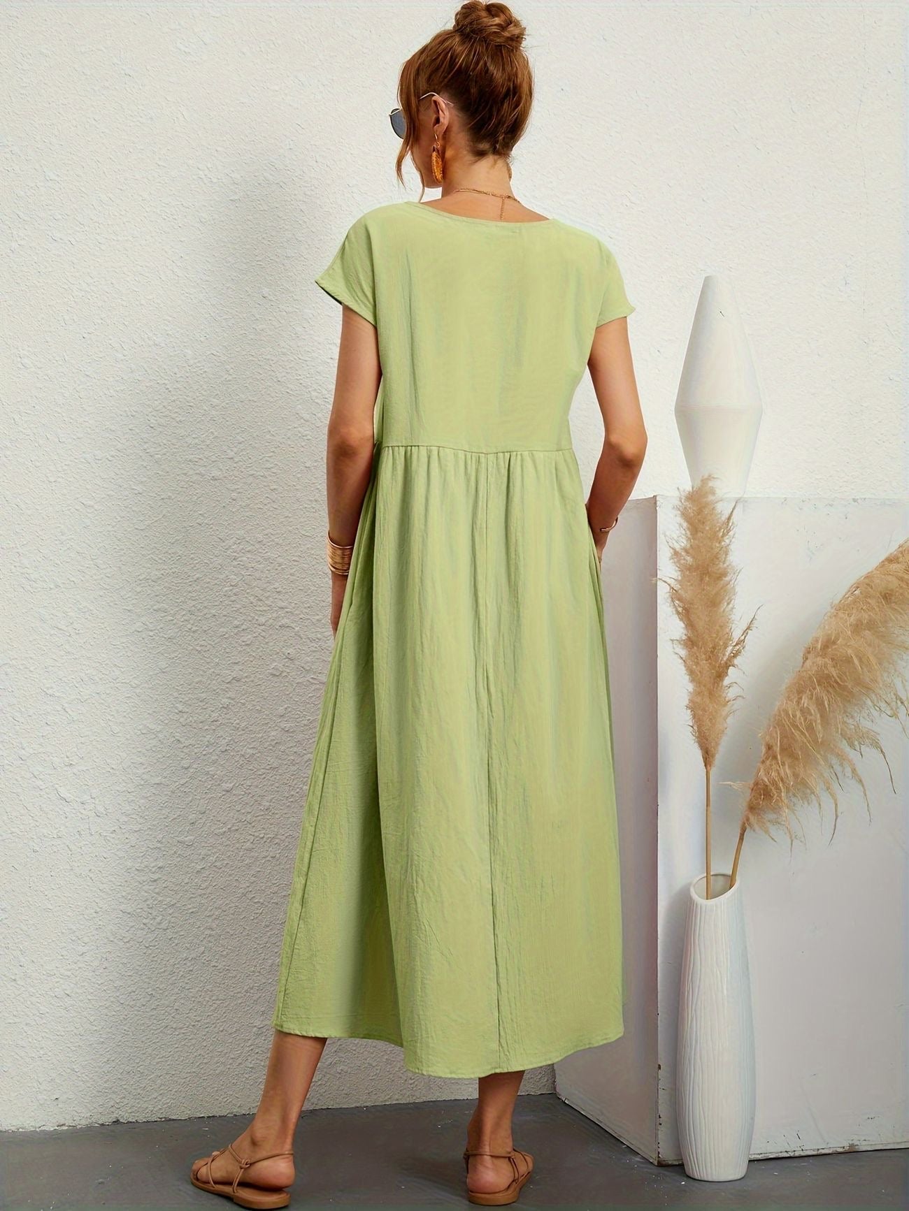 Zalora - Robe Casual Col V