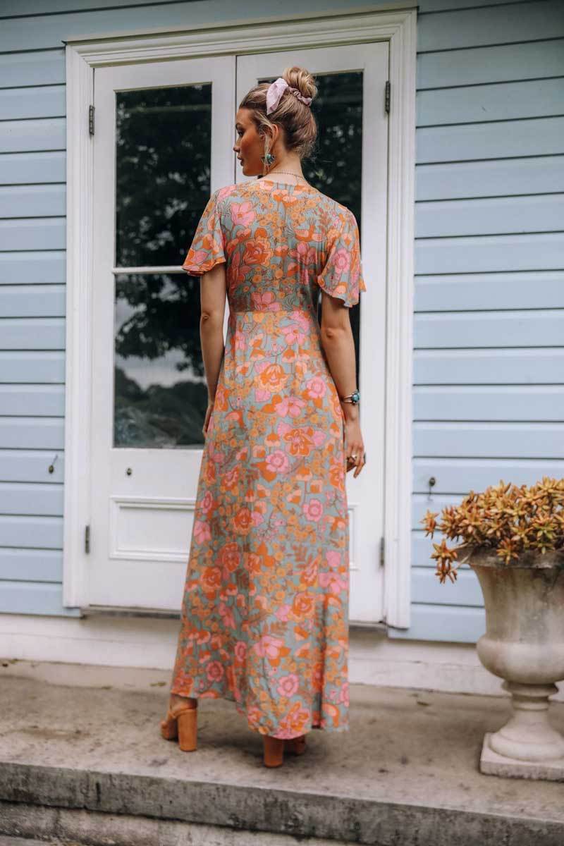 Esme - Robe Florale Enveloppante