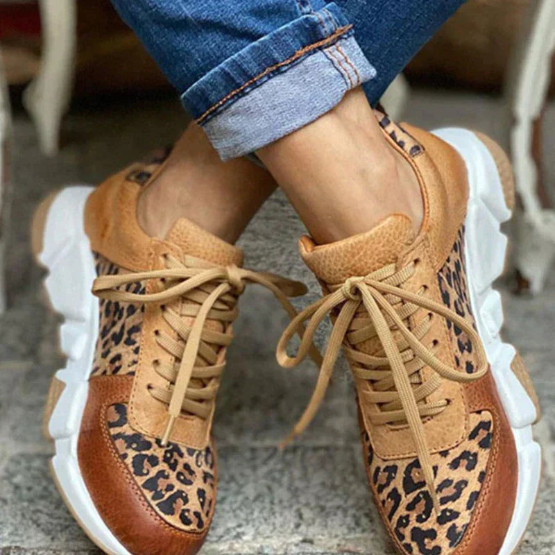 Celeste – Chaussures à dessin léopard