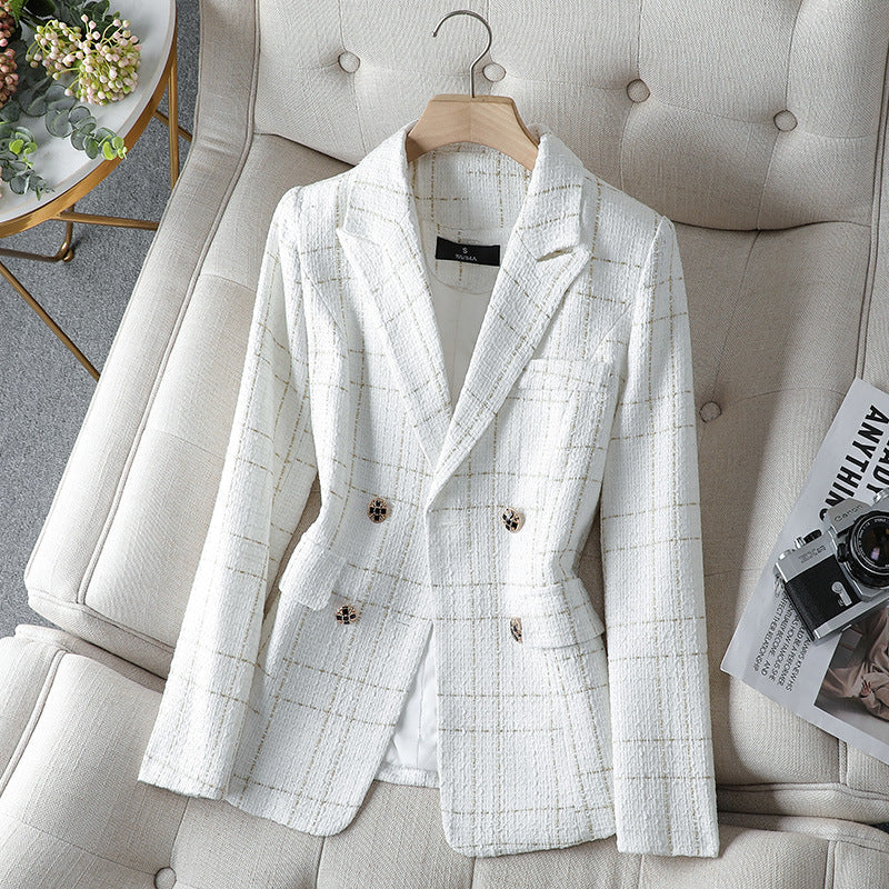 Delia™ | Blazer à carreaux