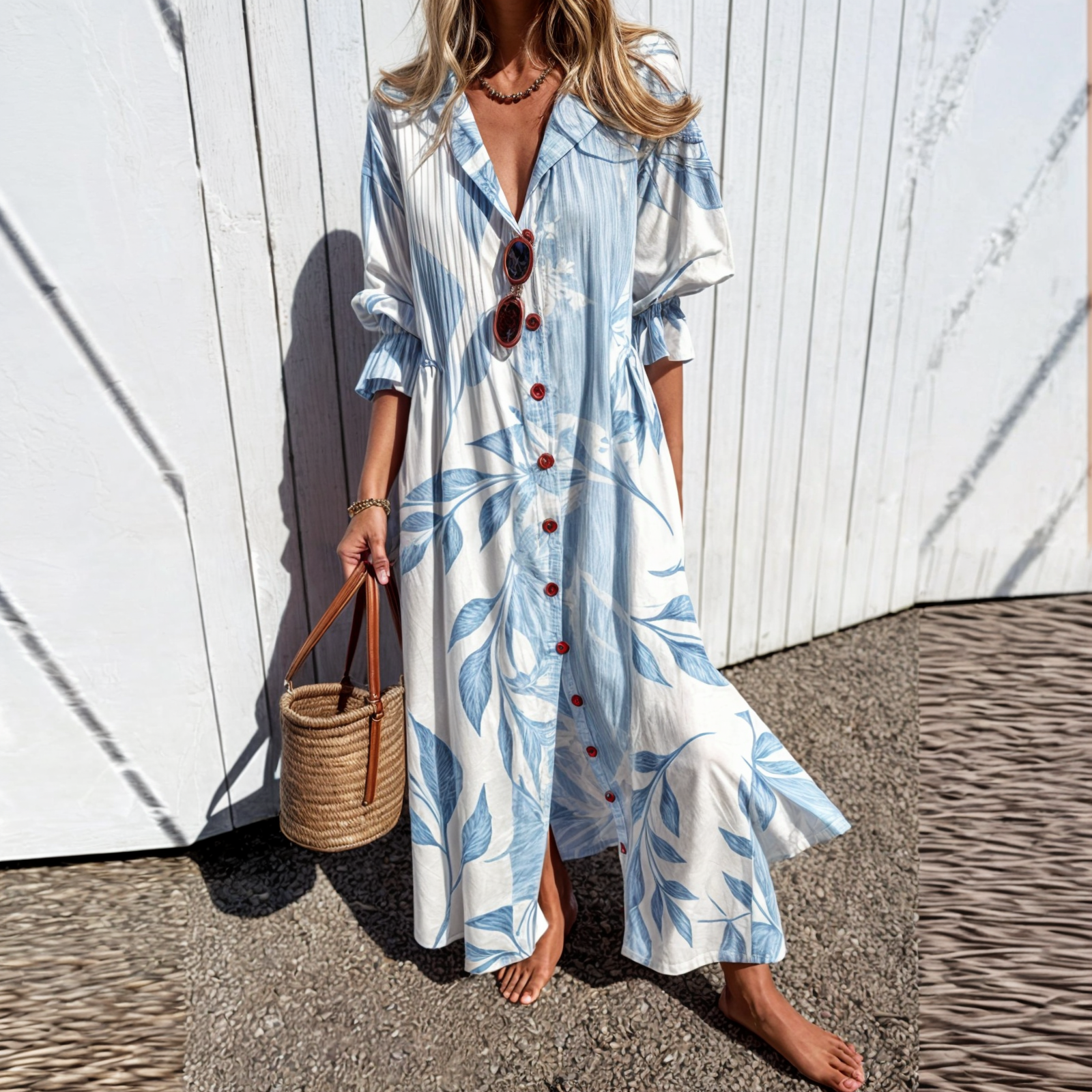 Odessa – Robe Chemise Florale