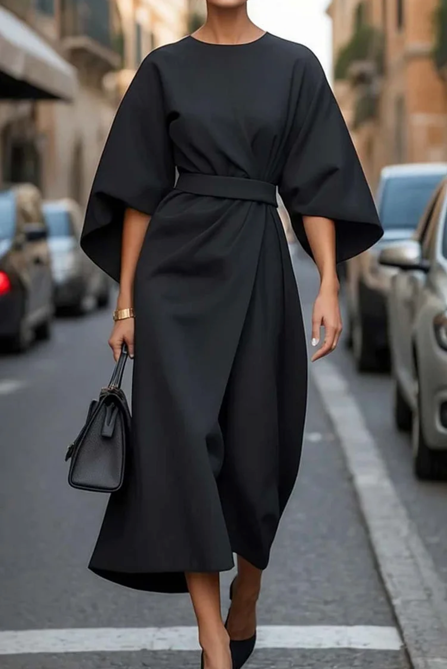 Axelle | Robe élégante avec ceinture