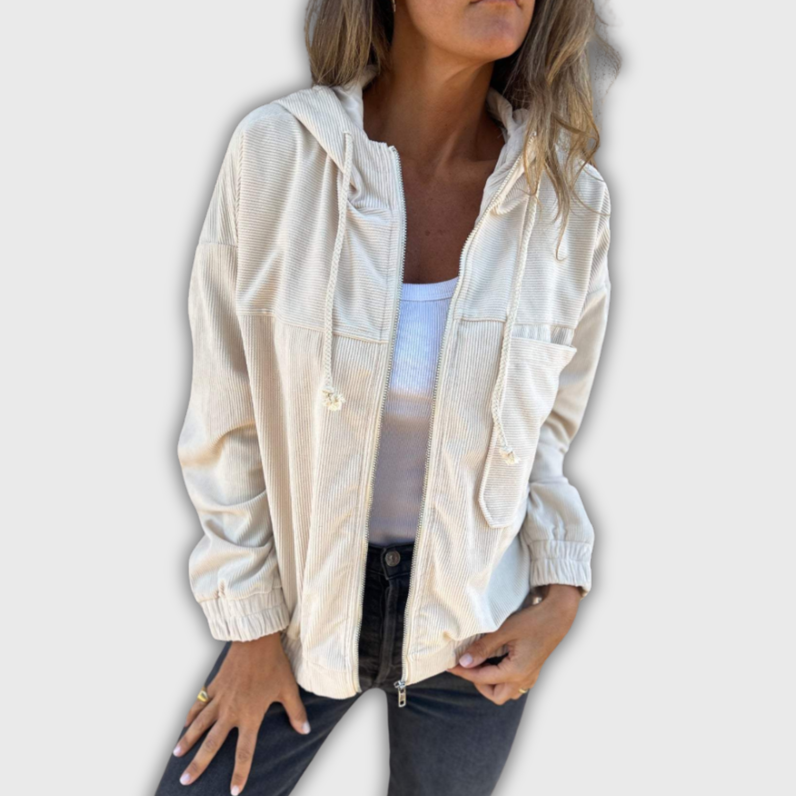 Veronika - Veste en tissu rétro
