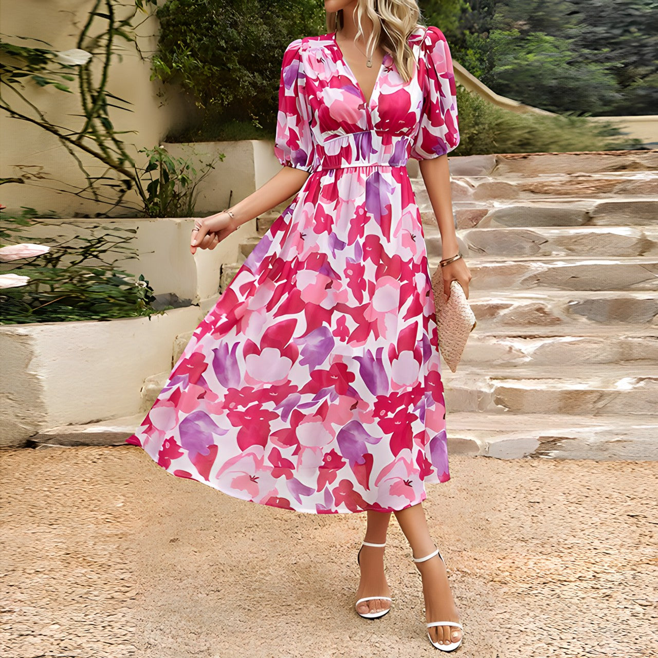 Robe V-Cou Élégante Sasha™