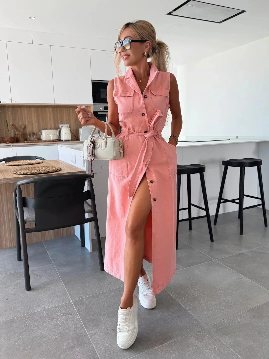 Louisa | Robe Longue en Jean