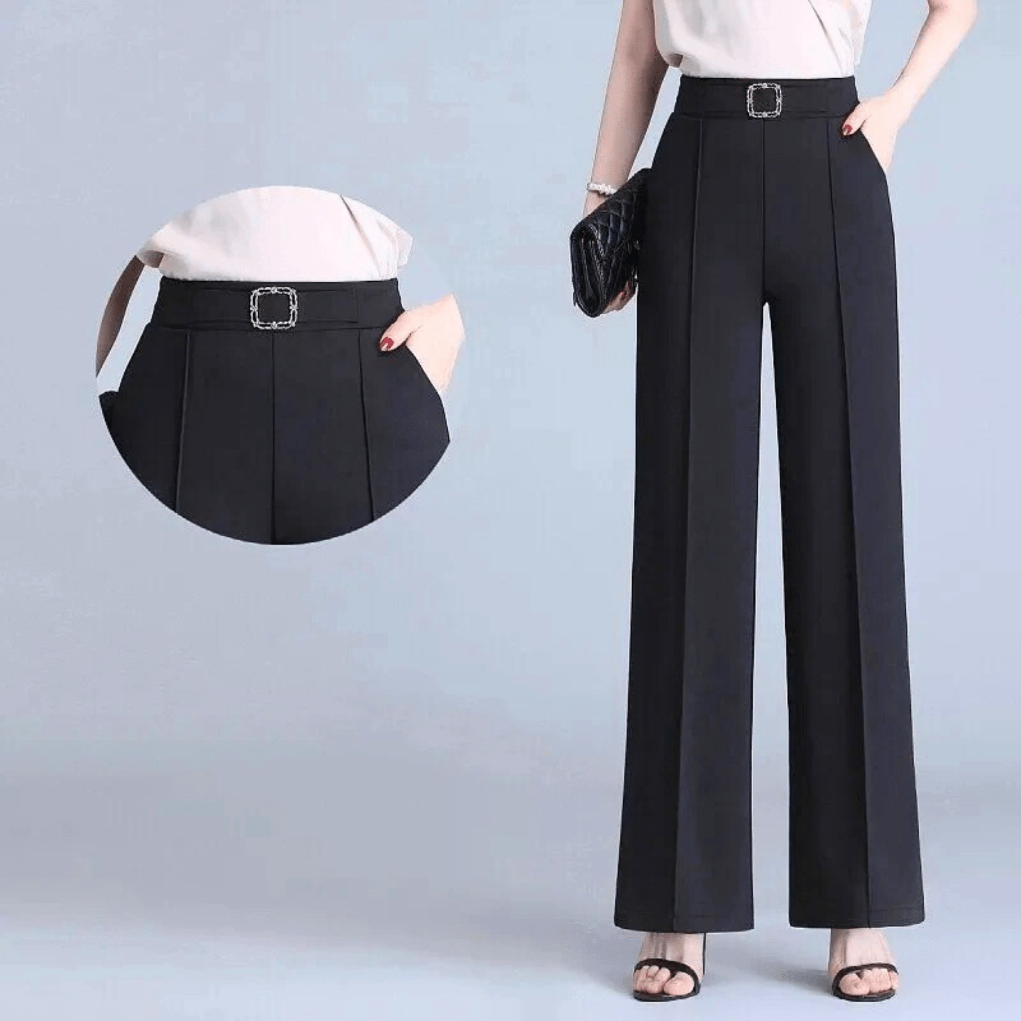 Chloé - Pantalon Taille Haute