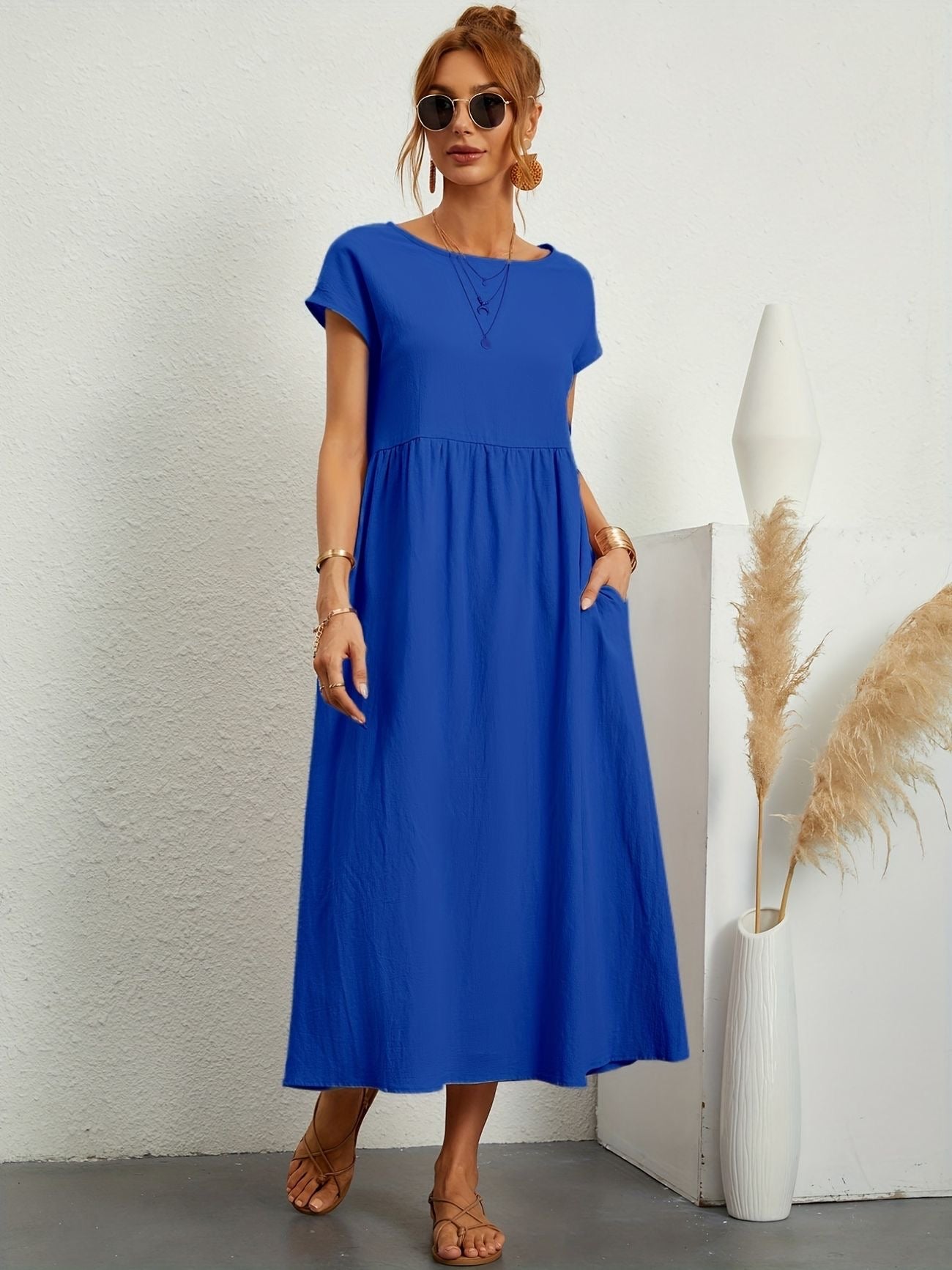 Zalora - Robe Casual Col V